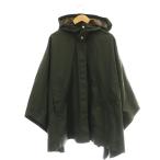  Zara ZARA WAXED CAPE накидка пальто пончо жакет M хаки /DF #OS #SH женский 