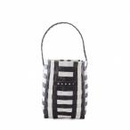  Marni box корзина корзина сумка ручная сумочка чёрный черный белый белый в клетку ведро type одиночный руль /RI #OS Kids 