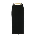 プラージュ Plage 25SS mercerize cotton kn スカート タイト ロング 36 ブラック /CX ■OS ■SH レディース