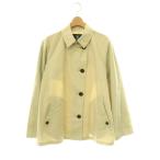  Aquascutum AQUASCUTUM хлопок средний пальто пальто с отложным воротником 14 бежевый /ES #OS женский 