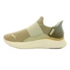  Puma PUMA soft ride - - moni -i-z in бег обувь спортивные туфли толщина низ Logo US7.5 24cm бежевый /BB женский 