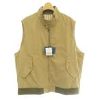  не использовался товар Anne Like Lee Unlikely Anything Golf Vest Golf лучший воротник-стойка Zip fly нейлон bai цвет L бежевый 