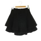  rienda rienda 24SS Layered Hem корсет SS-PT юбка-брюки брюки flair XS черный /ES #OS женский 