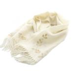  Jill Stuart JILL STUART кашемир вышивка muffler бахрома слоновая кость /SR женский 