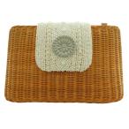sie старт Poe sieste peau сцепление корзина сумка корзина чай Brown белый белый /SS #OS женский 