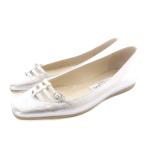  Jimmy Choo JIMMY CHOO плоская обувь туфли-лодочки кожа 35.5 серебряный цвет /SR женский 