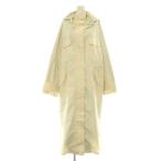 etore Tokyo ETRE TOKYO 24SS вода li Pele ntof-ti- пальто дизайн плащ длинный сетка подкладка M слоновая кость /CX #