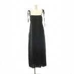  не использовался товар стайлинг styling/ 25SS задний гонки Cami платье One-piece длинный 0 чёрный черный /HS #OS #SH женский 