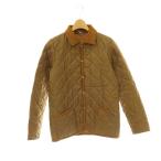  Lavenham LAVENHAM стеганое полотно котороткое пальто внешний отложной воротник I38 бежевый /CX #OS женский 