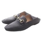  Rope ROPE кожа bit Loafer 36.5 чёрный черный /SR женский 