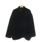  Zara ZARA искусственный мех пальто общий подкладка M-L черный /DO #OS женский 