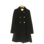  Kate Spade KATE SPADE шерстяное пальто отложной воротник двойной золотой кнопка длинный 2 чёрный черный /HS #OS женский 