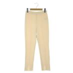  Tomorrowland TOMORROWLAND брюки кромка разрез низ легкий бегун 34 XS бежевый /YQ #OS женский 