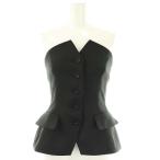 si-nyuCygne передний кнопка бюстье bare top Nelly 0 черный /DF #OS женский 