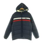  filler FILA с хлопком жакет капот боа Logo вышивка L темно-синий /MY #OS #GY39 #AX мужской 
