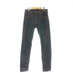 ユニクロ UNIQLO デニムパンツ ジーンズ 9 ネイビー /SS ■OS ■AX レディース