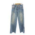 ショッピングzara ザラ ベーシック ZARA BASIC デニムパンツ ジーンズ ワイド EUR36 ブルー /ES ■OS ■AX レディース