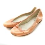  Repetto Repetto балетки Flat туфли-лодочки лента эмаль 38 розовый бежевый /SS #OS женский 