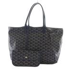 ゴヤール GOYARD サンルイPM バッグ トート ポーチ付き 青 ブルー 茶 ブラウン /AQ ■OS メンズ レディース