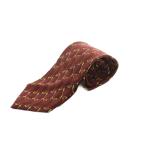  Celine CELINE галстук широкий галстук общий рисунок шелк wine red желтый цвет желтый /MI #OS #OH #MA мужской 
