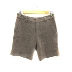  I I.M ke- Michel Klein iiMK брюки Short короткий хлеб roll выше шерсть .36 чай Brown /NS28 женский 