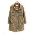  Spick &amp; Span Spick&amp;Span милитари пальто весеннее пальто длинный длина двойной Zip 38 хаки /MS4 женский 