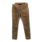  не использовался товар Челюсти JOE'S Nano Universe Sabrina pants длинный длина этнический рисунок 27 чай Brown /SM15 женский 