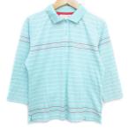  Cutter&Buck Golf одежда рубашка-поло 7 минут рукав Polo цвет Logo .? окантовка рисунок M бледно-голубой белый голубой белый /FF36 мужской 