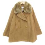  Dazzlin dazzlin бушлат бушлат короткий открытый цвет двойной кнопка искусственный мех F бежевый /FF7 женский 