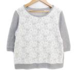 duklaseDoCLASSE футболка cut and sewn . минут рукав раунд шея переключатель гонки S. серый белый белый /FF35 женский 