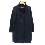  Eddie Bauer EDDIE BAUER воротник-стойка пальто длинный длина одноцветный PXS темно-синий темно-синий /YK6 женский 