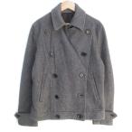  Ships jet голубой бушлат бушлат короткий отложной воротник шерсть двойной кнопка M. серый /FF12 #MO женский 