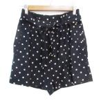  McAfee Tomorrowland юбка-брюки шорты короткий хлеб лента имеется точка рисунок полька-дот рисунок шелк .36 темно-синий белый темно-синий женский 