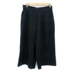  United Arrows UNITED ARROWS гаучо брюки широкий брюки 7 минут длина серебристый жевательная резинка в клетку шерсть 36 зеленый зеленый чёрный женский 