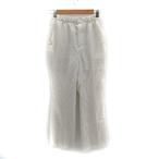  Jeanasis JEANASIS flare pants длинный длина M "теплый" белый /SM36 женский 