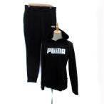  Puma тренировочный выставить верх и низ Parker тянуть over брюки-джоггеры конические брюки легкий длинный длина M чёрный женский 