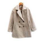  Majestic Legon MAJESTIC LEGON бушлат бушлат средний длина одноцветный F свет бежевый /SY6 женский 