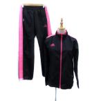  Adidas спортивная одежда джерси выставить спортивная куртка брюки распорка легкий линия L темно-синий Pink Lady -s