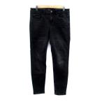 ザラ ZARA デニムパンツ ジーンズ スキニーパンツ 38 M 黒 ブラック /HO18 レディース