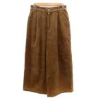 レイビームス Ray Beams ワイドパンツ コーデュロイパンツ アンクル丈 0 XS 茶色 ブラウン /HO23 レディース