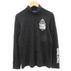 23 район Onward . гора GOLF Golf одежда cut and sewn длинный рукав вышивка принт 2 черный чёрный /YM32 женский 