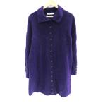 ショッピングzara ザラ ZARA ニットカーディガン ロング丈 XL 大きいサイズ 紫 パープル /SM46 レディース