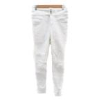 アメリカンイーグル AMERICAN EAGLE デニムパンツ ジーンズ スキニーパンツ ロング丈 ダメージ加工 6 M 白 ホワイト /YK17 レディース