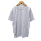 グローバルワーク GLOBAL WORK Tシャツ カットソー 半袖 M ライトブルー 水色 /YK34 レディース