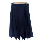 ミューズ リファインド クローズ Mew's REFINED CLOTHES フレアスカート ロング丈 M 紺 ネイビー /HO15 レディース