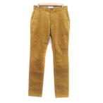  не использовался товар ikaikkako-teyuroi брюки обтягивающий брюки длинный длина S горчично-желтый /HO2 мужской 