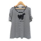  гарантия Lee Visconti туника cut and sewn . минут рукав украшен блестками окантовка рисунок 3 темно-синий темно-синий белый белый /YK25 женский 