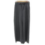 ショッピングzara ザラ ZARA ワイドパンツ ロング丈 無地 M グレー /YS39 レディース