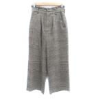  Proportion Body Dressing гаучо брюки широкий брюки высокий талия 7 минут длина Glenn в клетку 2 M чай цвет чёрный женский 