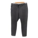  Abahouse ABAHOUSEma лыжи reMASCHILE конические брюки легкий брюки лодыжка длина в клетку 48 M темно-серый /YK13 мужской 